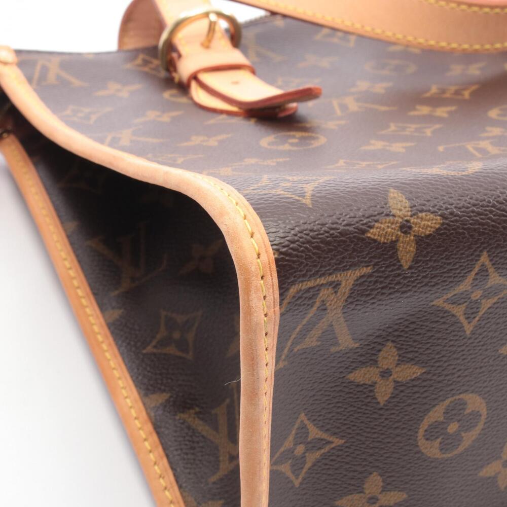 Louis Vuitton Bag canvas Popincourt Monogram brown leather Tote - Picture 6 of 7